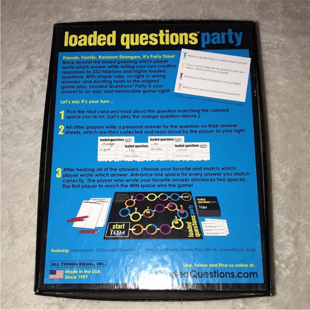 Loaded Questions Game - Picture 2 of 4